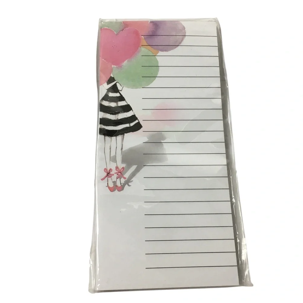 Balloon Girl Gift Bag List Pad Pens Planner Accessories Stationery Bujo Journal